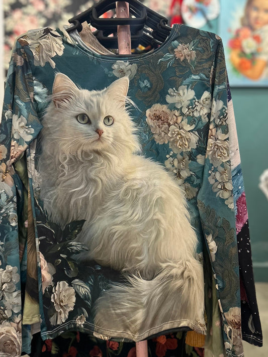 gato blanco