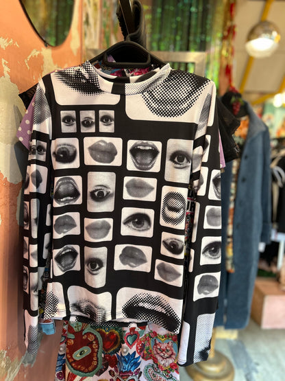 Polerina ojos y boca
