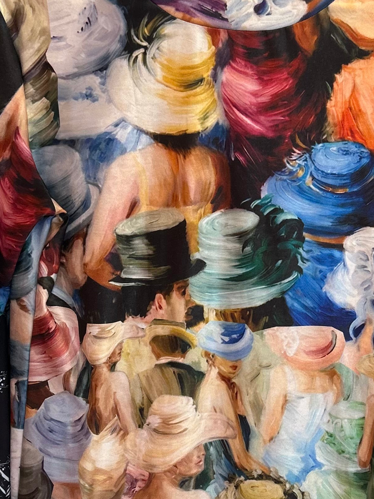 Polerina una mujer con sombrero