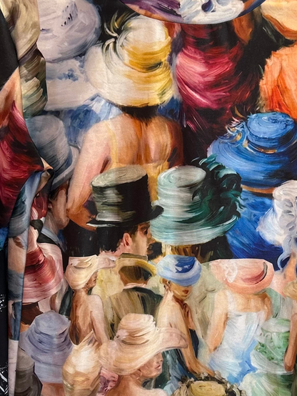 Polerina una mujer con sombrero