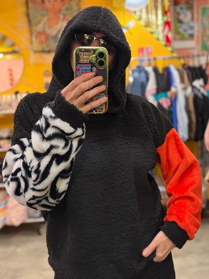 Cebra y rojo